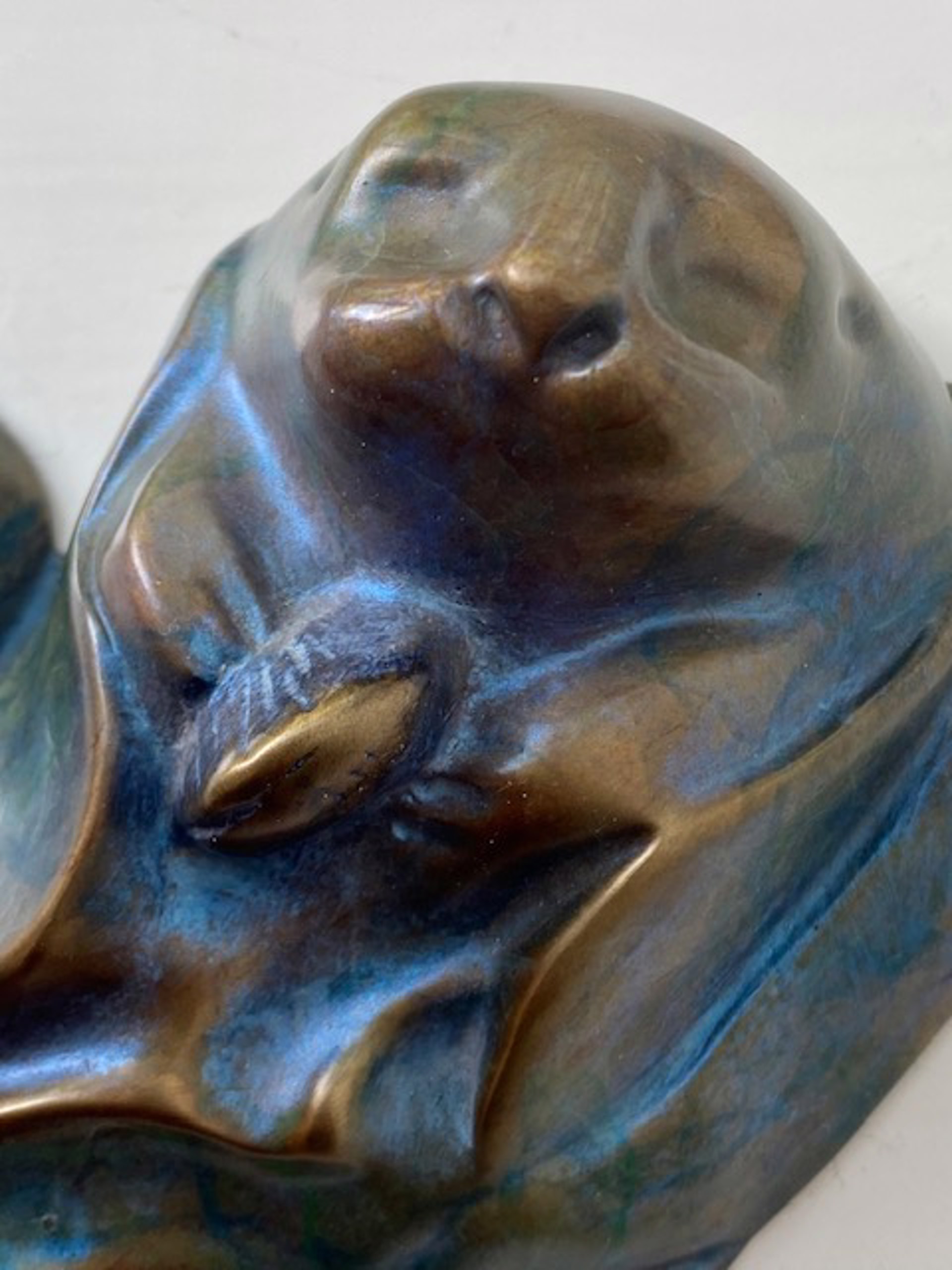 Sea Otter & Clam by Leo E. Osborne