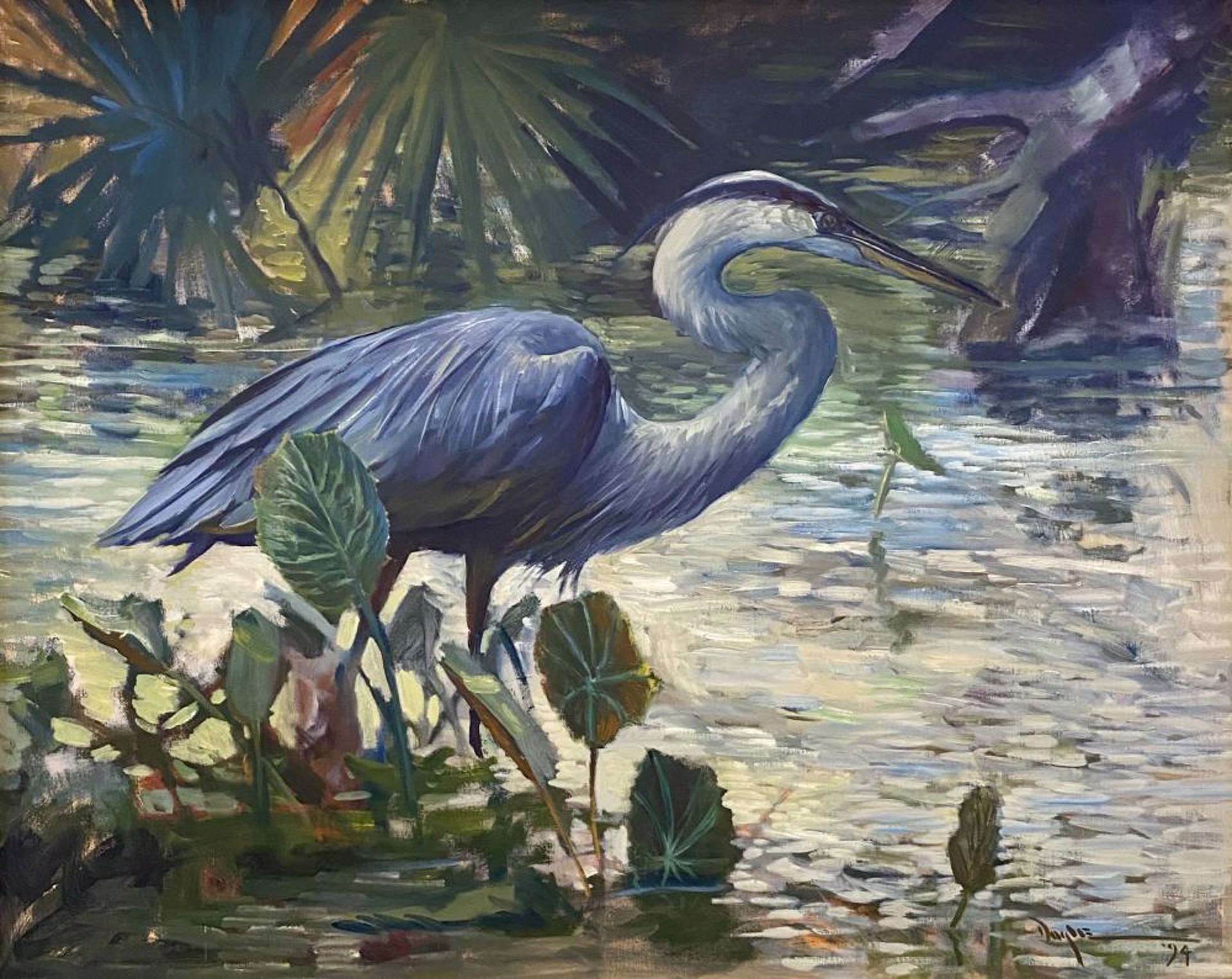 Staking the Lily Pads by John Carroll Doyle