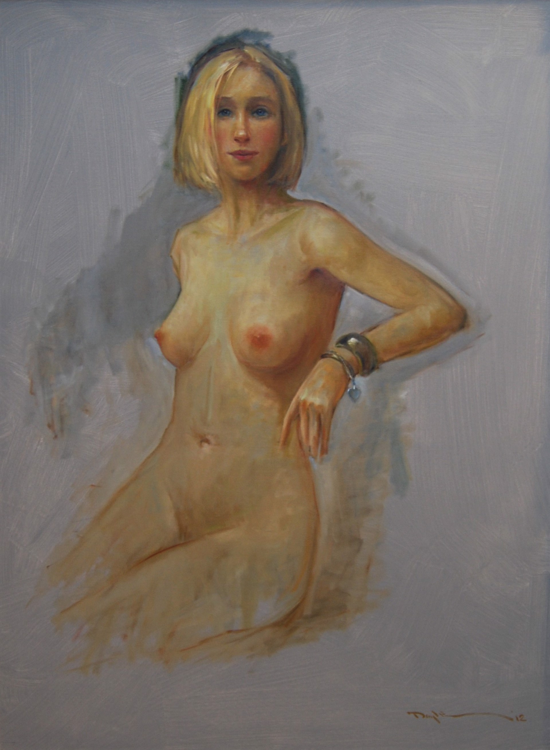 Romantic Nude Study by John Carroll Doyle