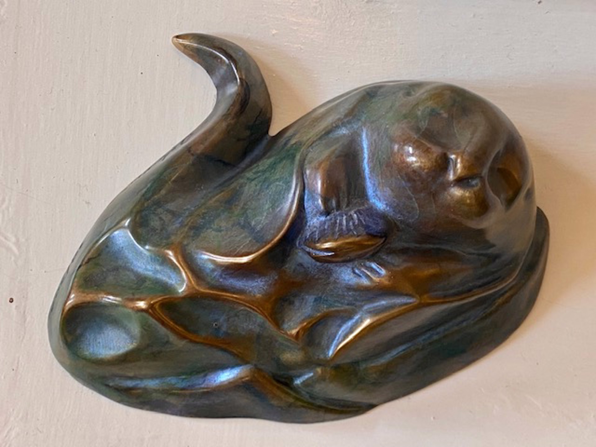 Sea Otter & Clam by Leo E. Osborne