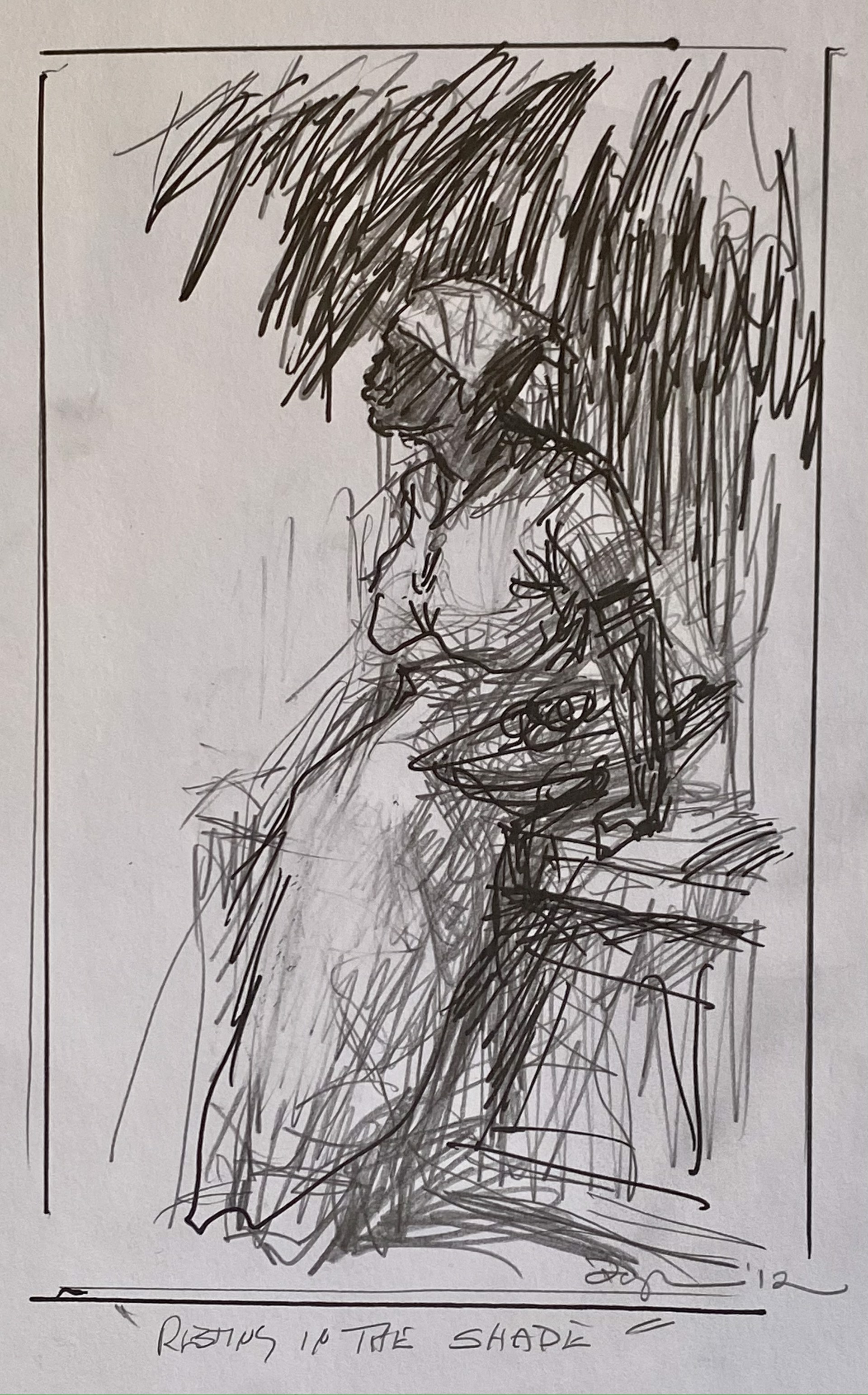 Resting in the Shade by John Carroll Doyle